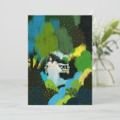 Invitation Fille dans le saule (Debout devant)