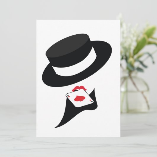 Invitation fille de cabaret (Debout devant)