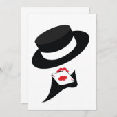 Invitation fille de cabaret (Devant / Derrière)