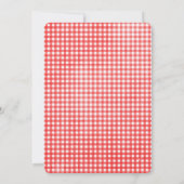 Invitation Fille de fête pour 40 ans avec du vin (Dos)