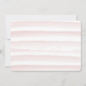 Invitation Fille de fleurs de cerisier rose et or Photo Anniv (Dos)