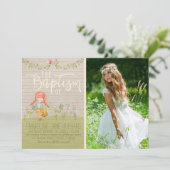 Invitation Fille de fleurs de ressort de l'INVITATION | de (Debout devant)