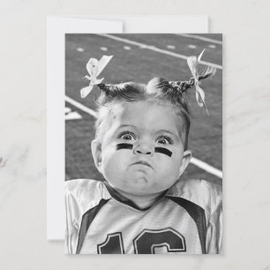 Invitation Fille de football