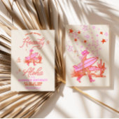 Invitation Fille de la côte Anniversaire Western Beach Party