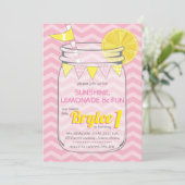 Invitation Fille de la Lemonade (Debout devant)