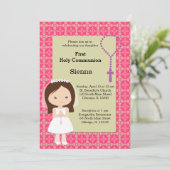 Invitation Fille de la Sainte Communion (Debout devant)