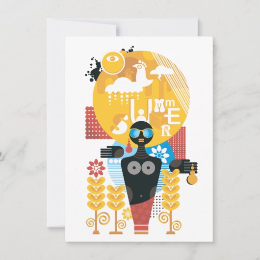 Invitation Fille de l'été (Devant)