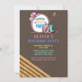 Invitation Fille de musique country fête d'anniversaire (Devant)