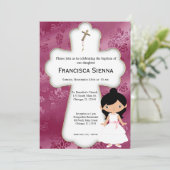 Invitation Fille de Sainte Communion (Debout devant)