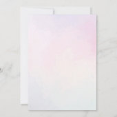 Invitation Fille de sirène sous la mer 3ème fête d'anniversai (Dos)