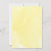 Invitation Fille de tournesol Daisy premier anniversaire de j (Dos)