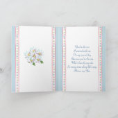 Invitation Fille, Demoiselle d'honneur, robe blanche sur invi (Intérieur)