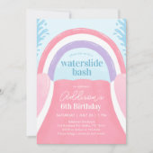 Invitation Fille d'été de Bash Waterslide (Devant)