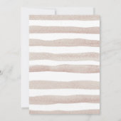 Invitation Fille Deux Empreintes de léopard sauvages Invitati (Dos)