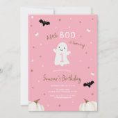 Invitation Fille d'Halloween 1er anniversaire (Devant)