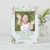 Invitation Fille du groupe d'adoption (Debout devant)