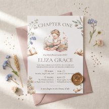 Fille du premier anniversaire du livre de l'histoi