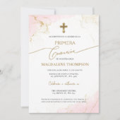Invitation Fille espagnole Première Sainte Communion Primera (Devant)