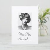 Invitation Fille française (Debout devant)