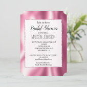 Invitation Fille Glam rose (Debout devant)