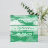 Invitation Fille Graduation Reach for the Stars Bonfire (Debout devant)