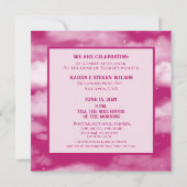 Invitation Fille Graduation Reach for the Stars Bonfire (Dos)