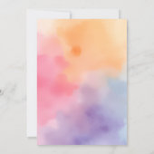 Invitation Fille High Five Pastel Anniversaire (Dos)