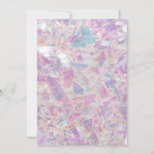 Invitation fille invitée mignonne mauve rose licorne 1er anni (Dos)