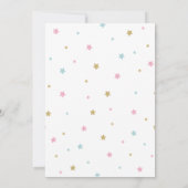 Invitation Fille Jour magique Château Princesse Anniversaire (Dos)