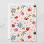 Invitation Fille Ladybug Un An Anniversaire (Dos)