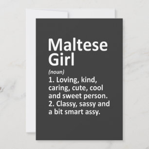 Invitation Fille maltaise Malte Pays Maison Racines Ascendanc