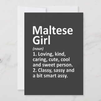 Invitation Fille maltaise Malte Pays Maison Racines Ascendanc