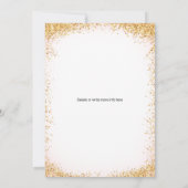 Invitation Fille moderne 13e anniversaire (Dos)