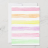 Invitation Fille Moderne Popsicle Chill Avec Nous Anniversair (Dos)