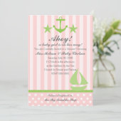 Invitation Fille nautique (Debout devant)