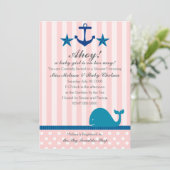 Invitation Fille nautique (Debout devant)