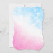 Invitation Fille ou garçon - Bébé Genre Reveal Party Invitati (Dos)