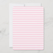 Invitation Fille Ourson Baby Shower (Dos)