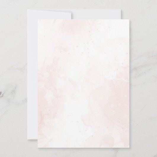 Invitation Fille papillon rose floral 16e fête d'anniversaire (Dos)