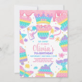 Invitation Fille popit l'invitation de fête d'anniversaire, S (Devant)