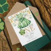 Invitation Fille premier anniversaire St Patrick's Day