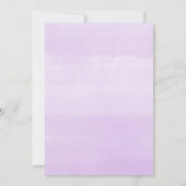 Invitation Fille Première Sainte Communion Floral Purple lava (Dos)