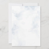 Invitation Fille priant Floral blanc Première sainte communio (Dos)