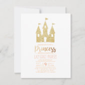 Invitation Fille princesse Anniversaire | Parti à thème (Devant)