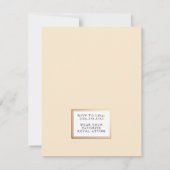 Invitation Fille princesse Anniversaire | Parti à thème (Dos)