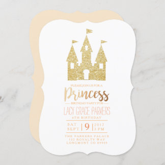 Invitation Fille princesse Anniversaire | Parti à thème