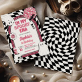 Invitation Fille Retro Fantôme Halloween Anniversaire