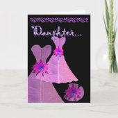 Invitation FILLE - robe junior de ROSE d'invitation de (Devant)