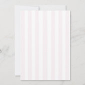 Invitation Fille Rose Baby Shower Pickles & Pacifiers (Dos)