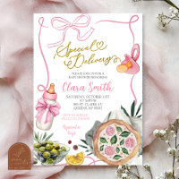 Fille Rose Livraison Spéciale Italian Baby Shower